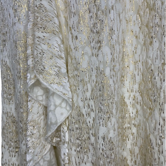 NWT Adela Cream / Gold Leopard Maxi Dress 12th Tribe Size S - Picture 7 of 10